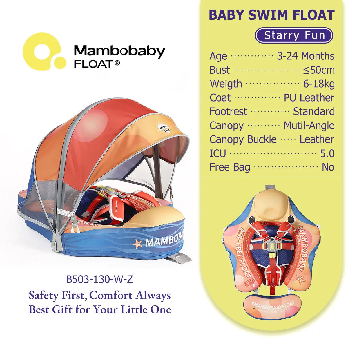Float Infant With Parasol Beach Toys