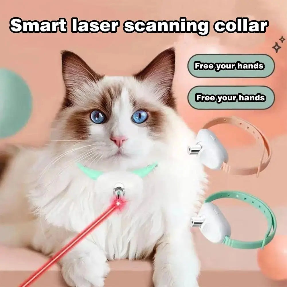 Laser Light Cat Collar Interactive Toy