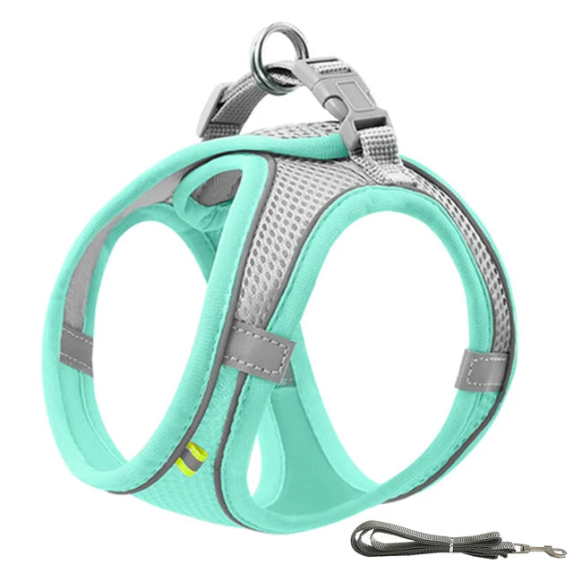 Dog Cat Harness/Vest Reflective Breathable Adjustable