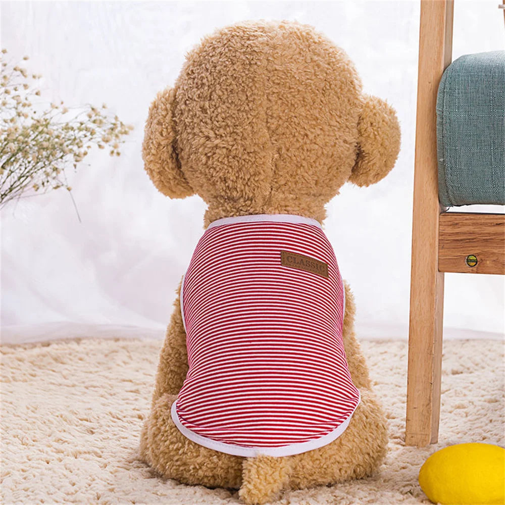 Summer Cotton  Pet Vest Sleeveless T-shirt