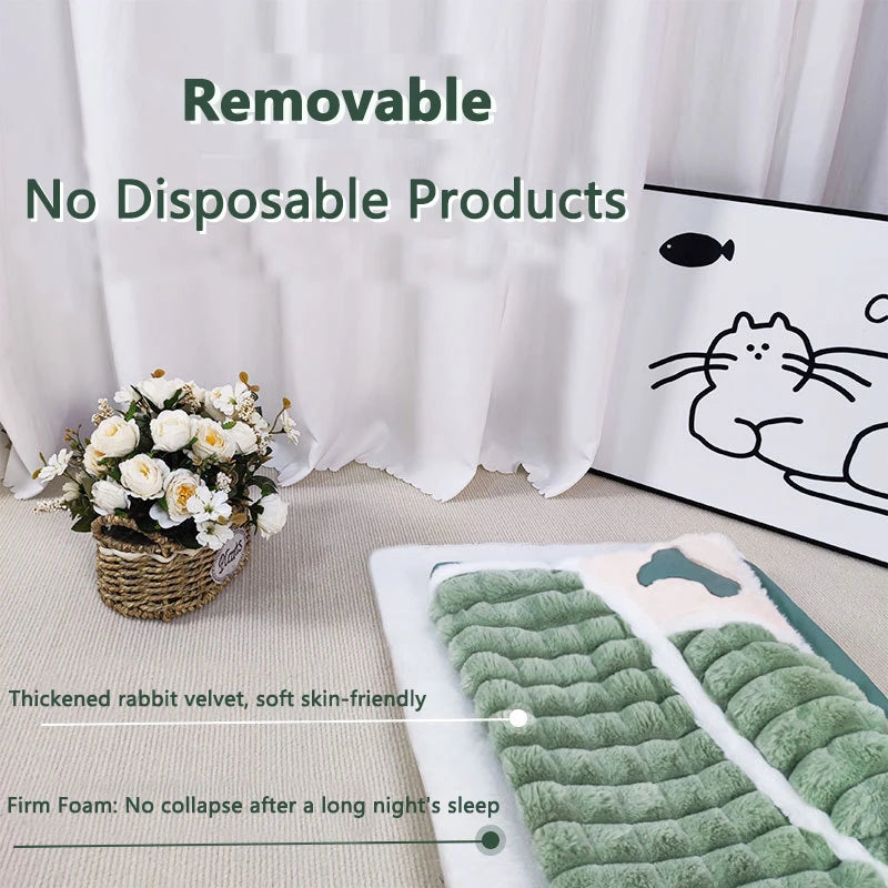 Winter Dog Bed Removable Washable Mat