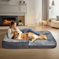 Human-Size Calming Dog Bed Foldable Orthopedic