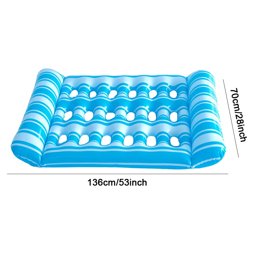 Inflatable Floating Mattress Sea Hammock Foldable Lounger