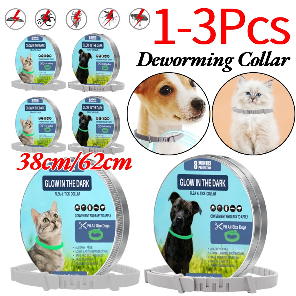 1-3Pcs Dog/Cat Calming Pheromone Adjustable Collars