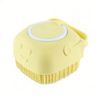 Dog, Cat Shampoo Massage Shower Brush with Dispenser
