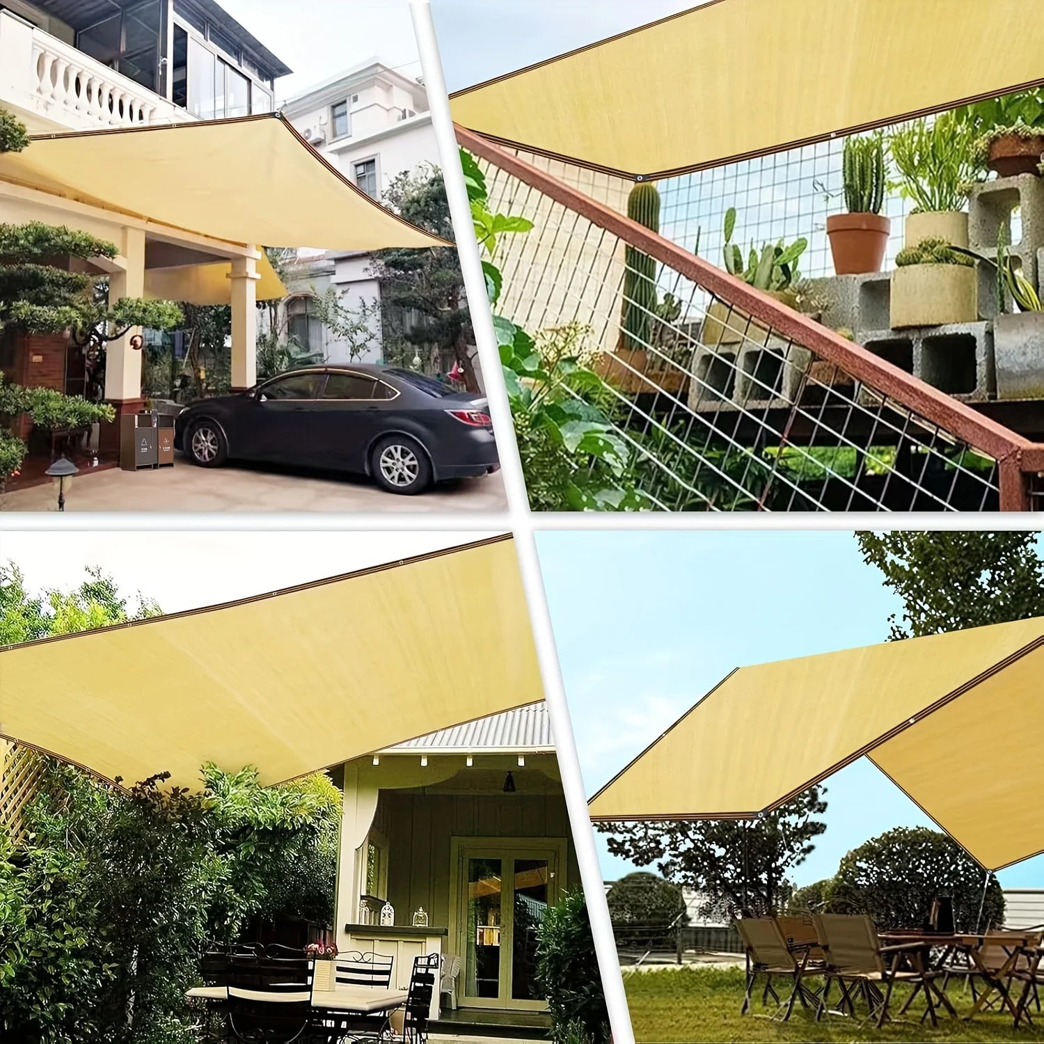 Porous Sunshade Net for Sun Protection during Outdoor Activities