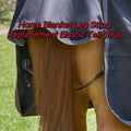 Horse Blanket Straps Adjustable Elastic Tail Strap