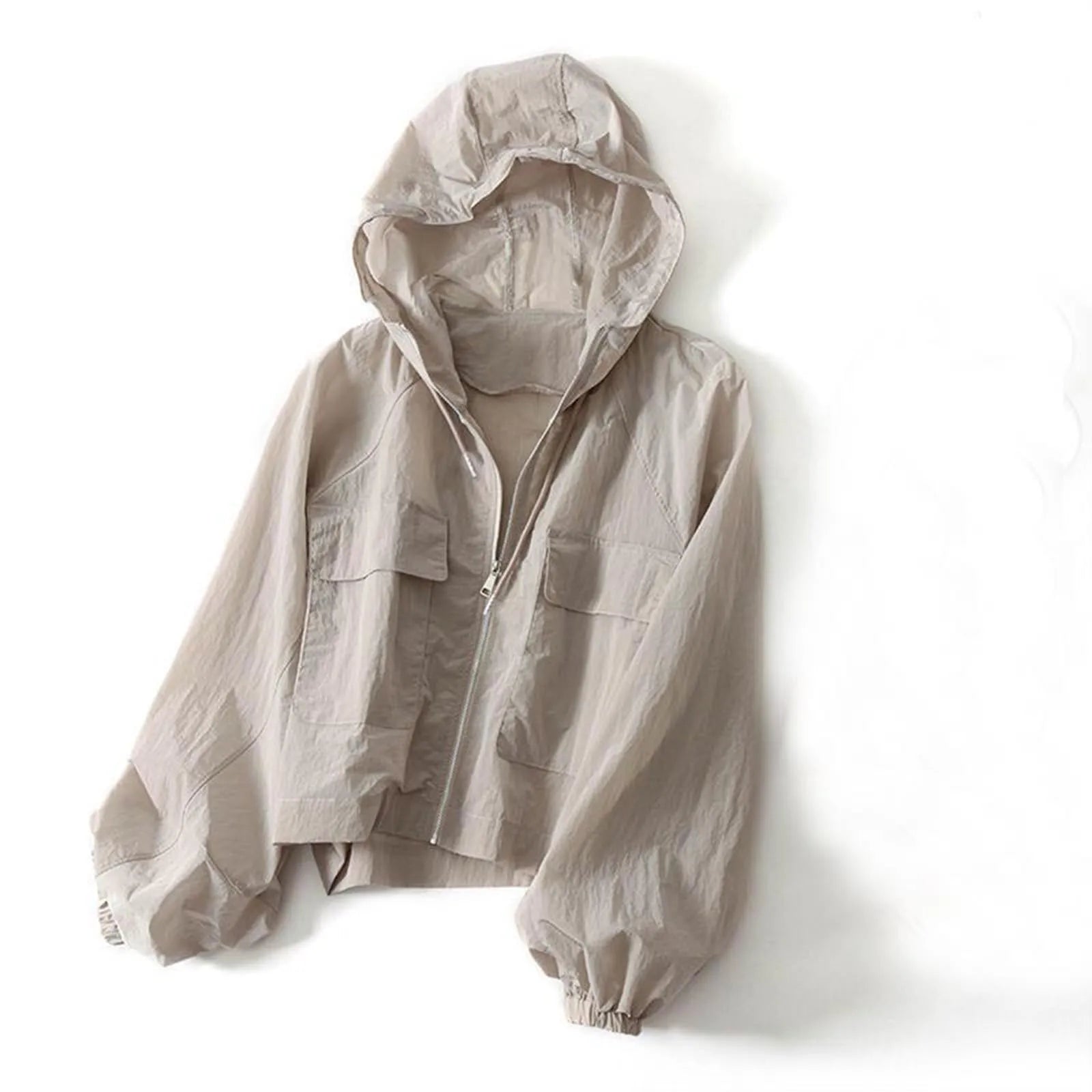 Womens Lightweight Hooded Loose Fashion Sweatshirt