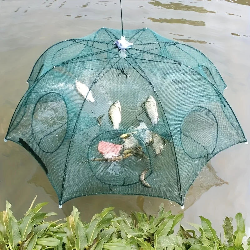 1Pc Six-Hole Hexagonal Portable Fishing Net Cajun Tails & Trails 1Pc Six-Hole Hexagonal Portable Fishing Net Cajun Tails & Trails