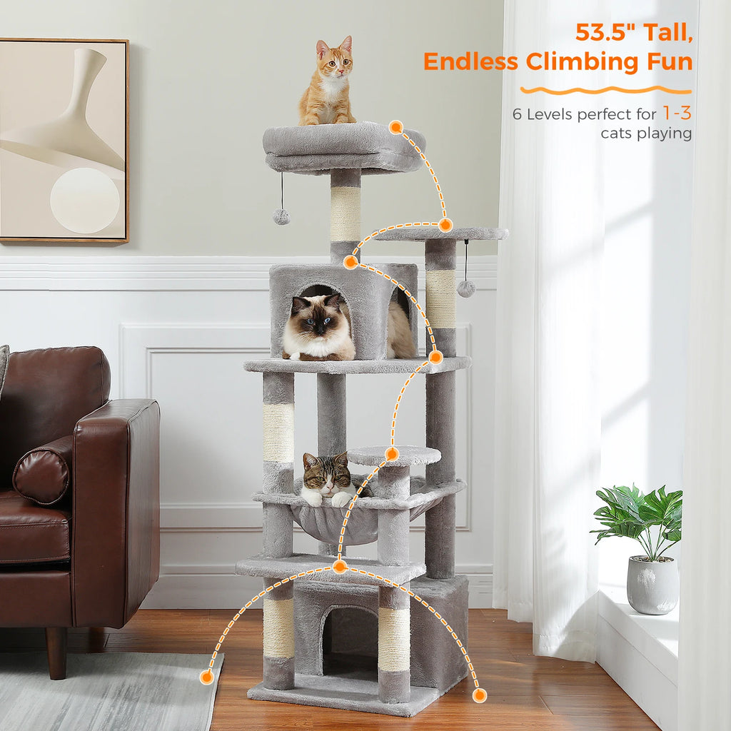 Large Cat Tree And Tower With Scratching Posts
