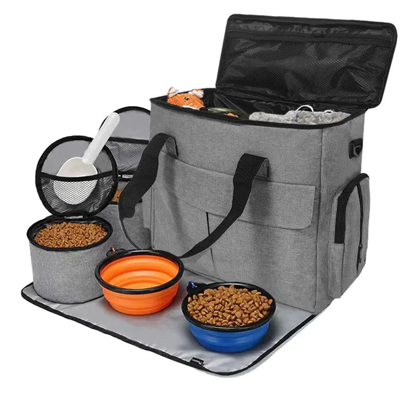Large Capacity Dog and Cat Food Backpack Travel