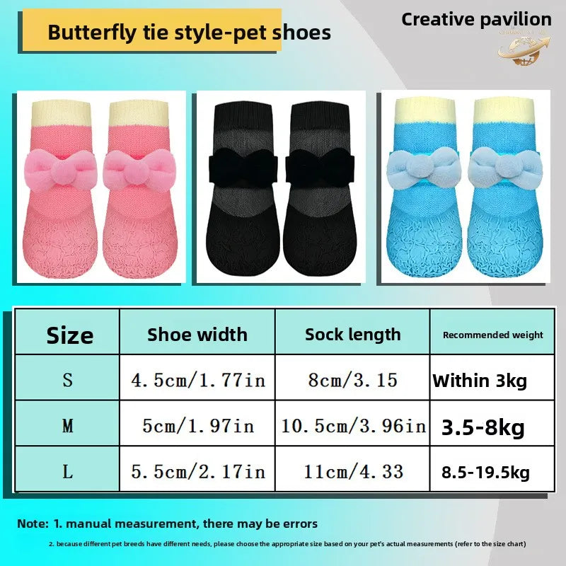 4 Pairs of Pet Shoes,