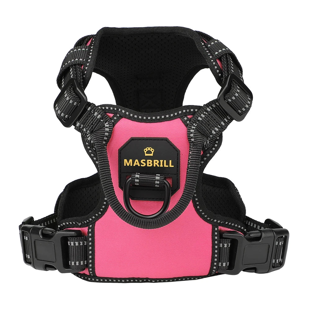 Dog Harness Adjustable Reflective Vest Easy Control