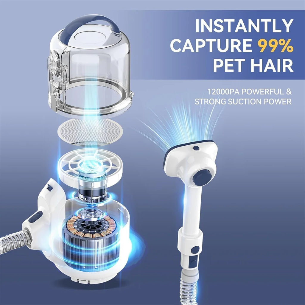 Dog Grooming Vacuum, with Clippers, Deshedding Grooming Tools
