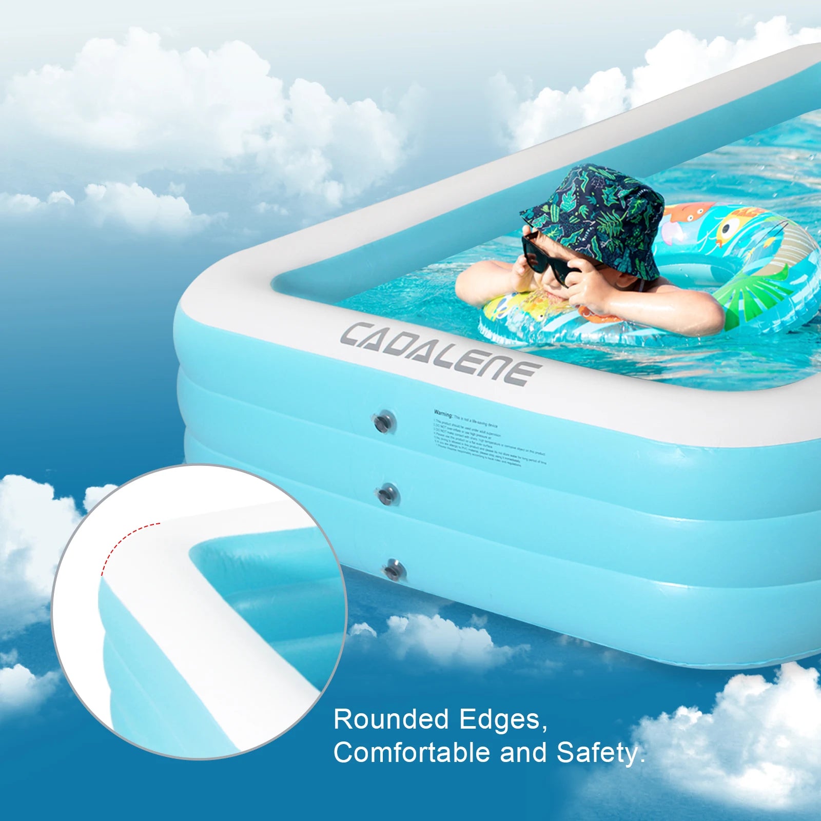 Inflatable Swimming Pool For Kids And Adults