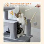 Large Cat Tree For Indoor Cat Climbing