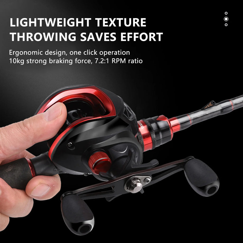 Anti Backlash Long Casting Reel With Bite Alarm