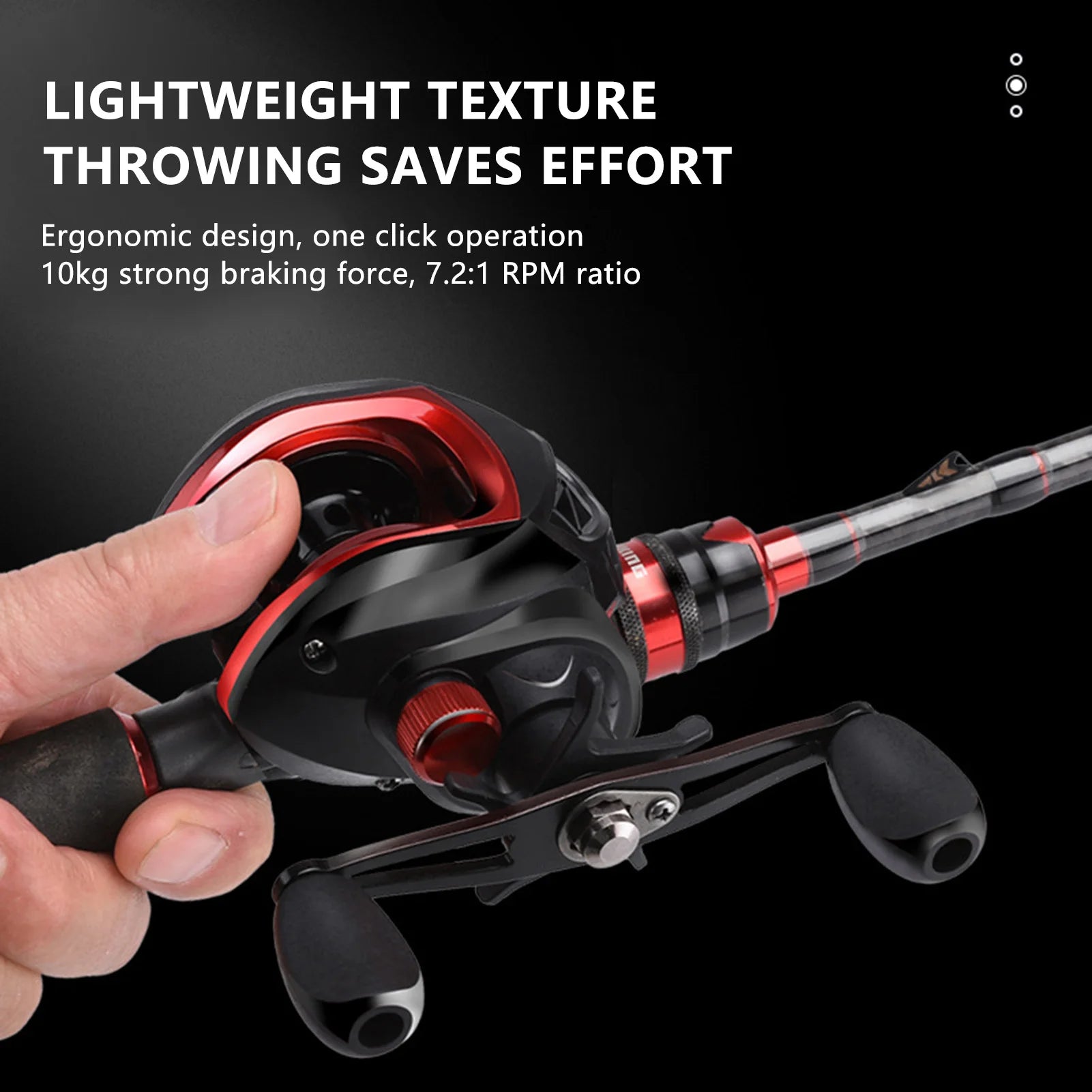 Anti Backlash Long Casting Reel With Bite Alarm