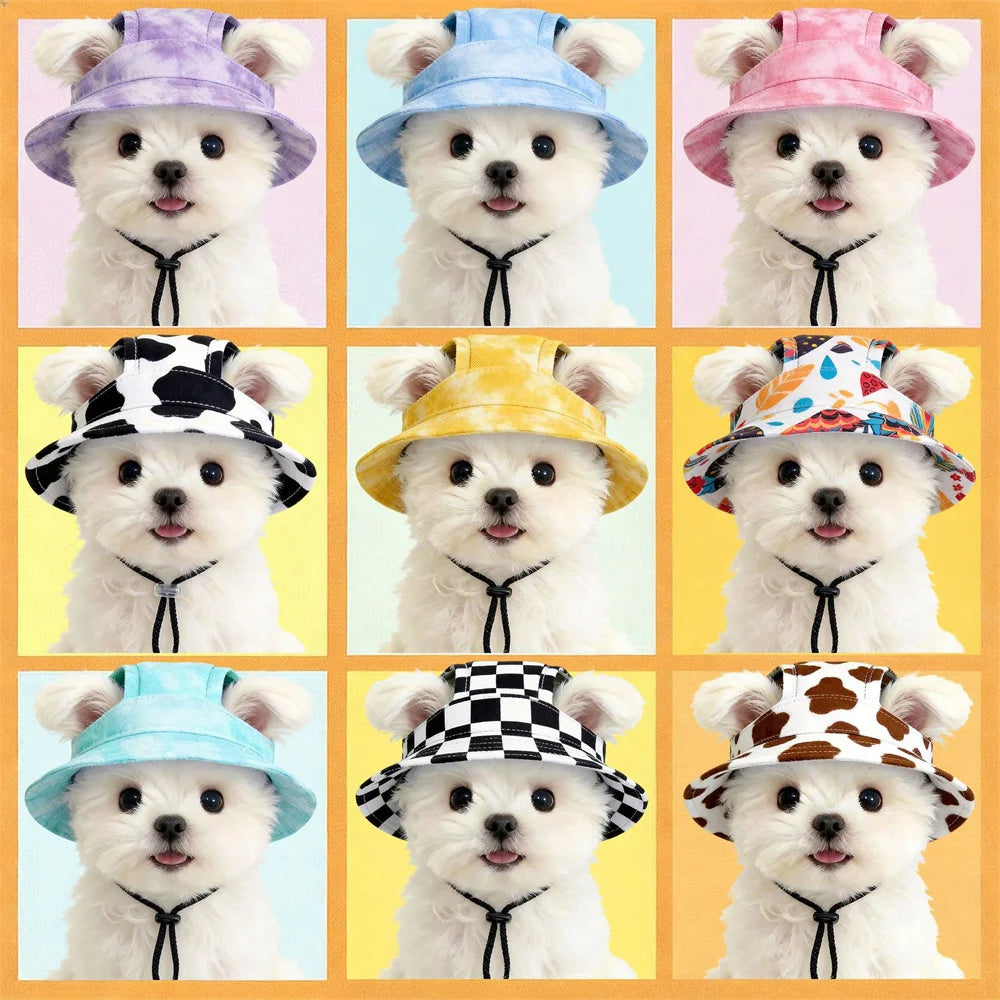Summer Cat Dog Sunscreen Hat