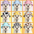 Summer Cat Dog Sunscreen Hat