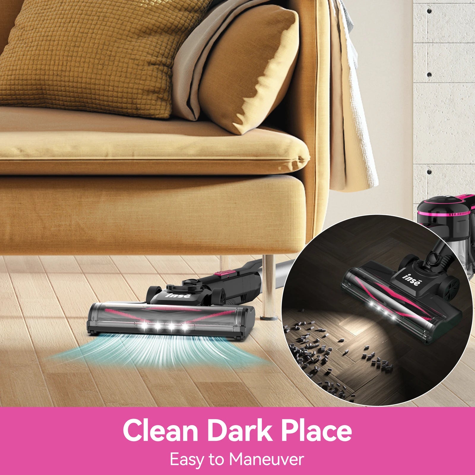 Cordless Vacuum Cleaner,  6-in-1 Rechargeable