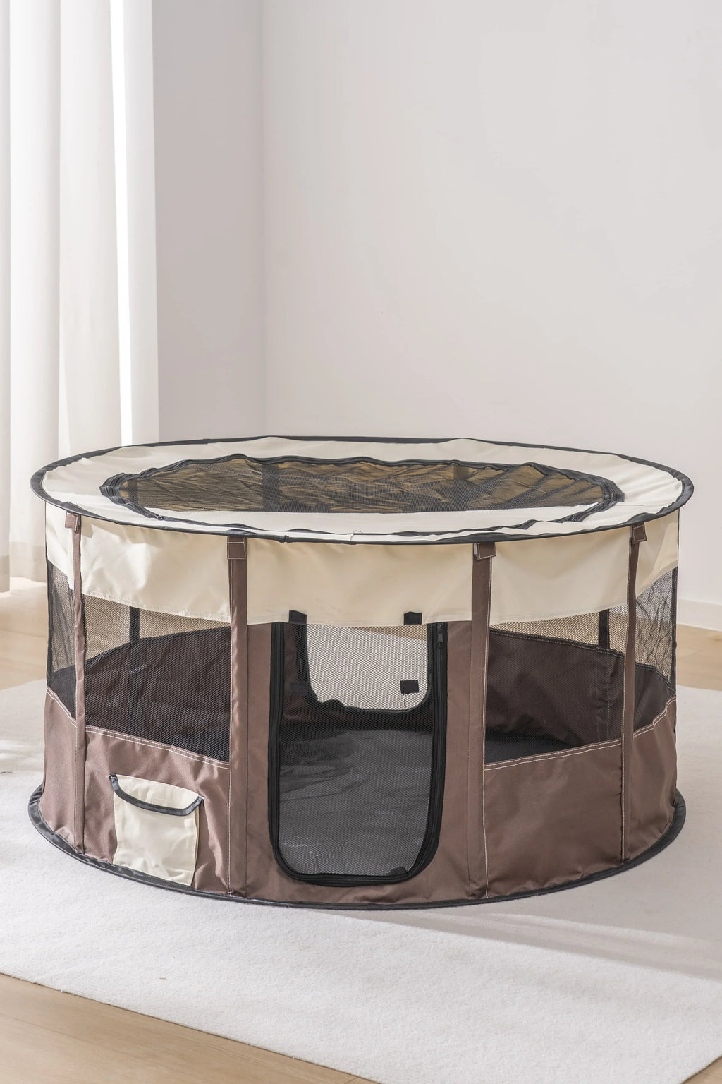 Foldable Mesh Ventilated Circular Cat Nest