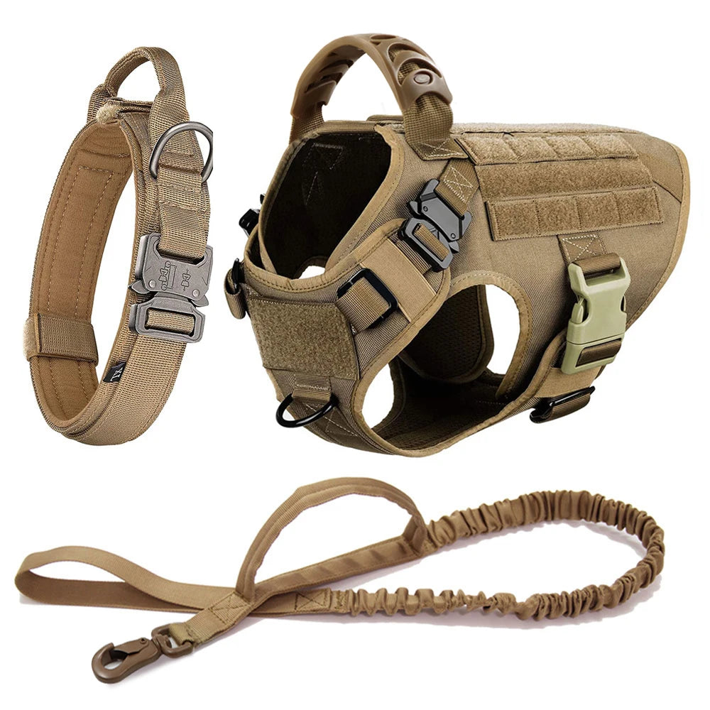 Large/Med Dog Harness And Leash Set Training Walking