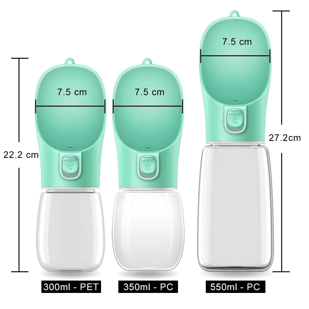 Portable Dog Water Bottle  Leakproof 
Walking Drinking Bowls