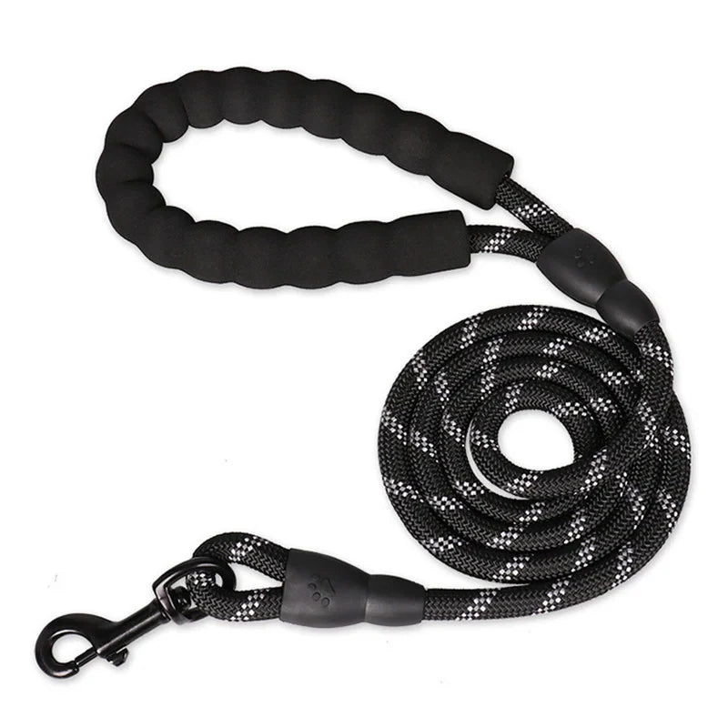 Reflective Dog Leash  Double Heavy Duty Traction Rope