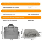 Large Capacity Dog and Cat Food Backpack Travel