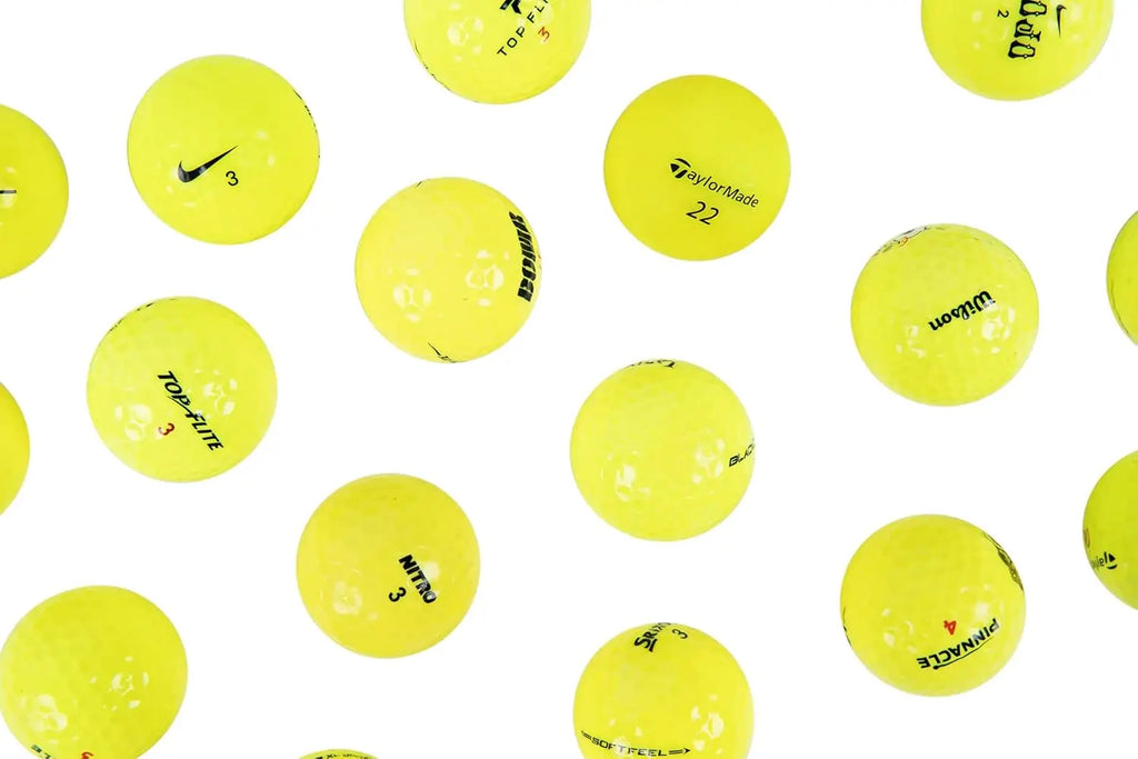 48-Pack Recycled Golf Balls with Mesh Bag