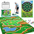 Golf Play Chipping Game 2-in-1 Training Mat