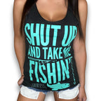 Shut Up And Take Me Fishin Tank Top
