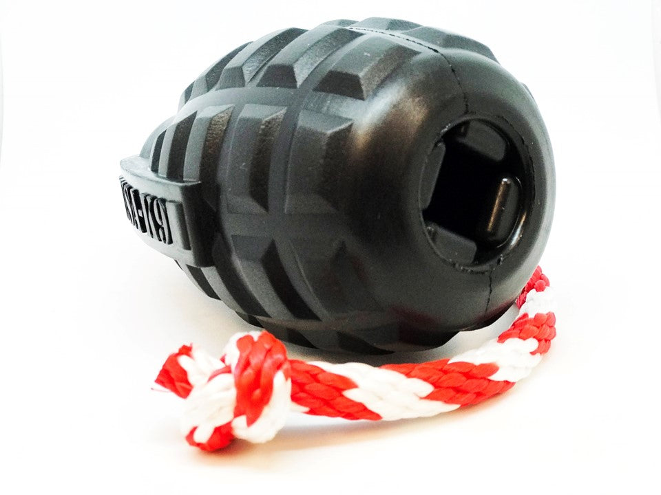 USA-K9 Magnum Grenade  Rubber Chew Toy