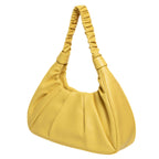 Pebbled Leather Hobo Shoulder Bag