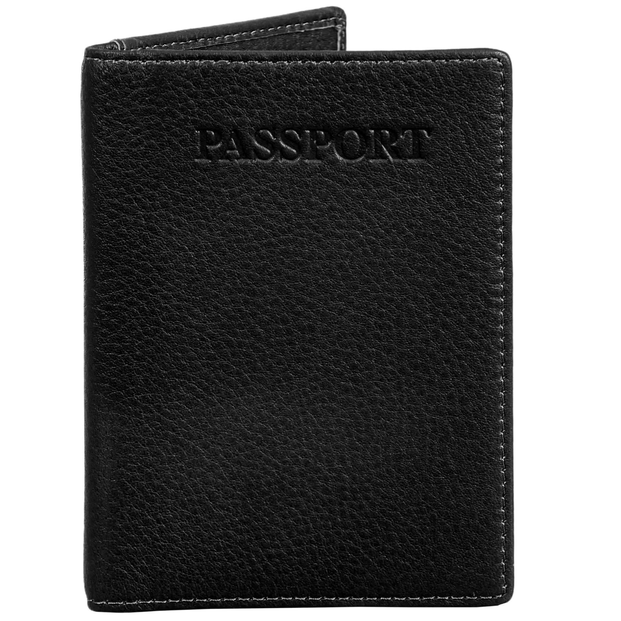 Full-Grain Leather Passport Cover
