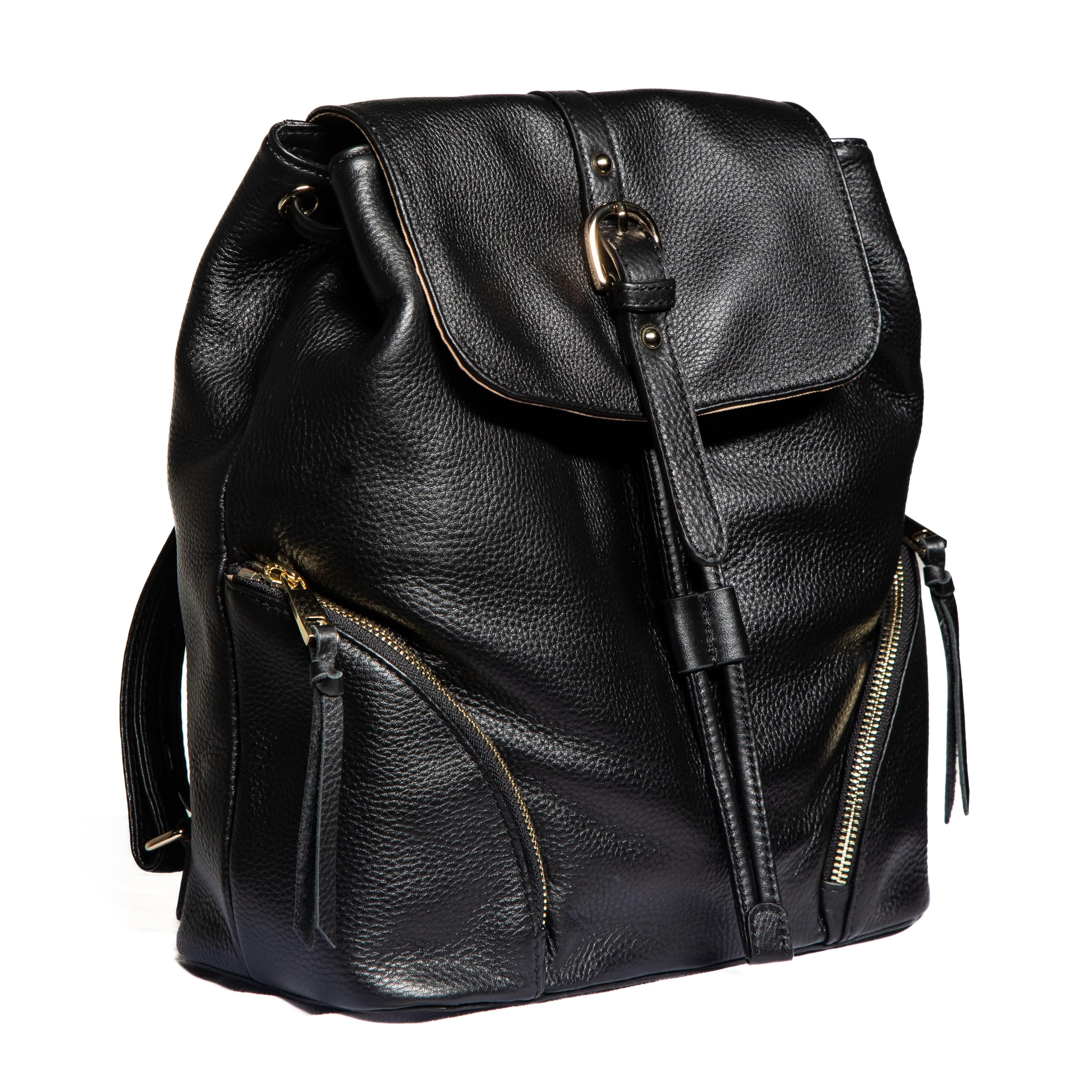 Sophia Full-Grain Leather Backpack