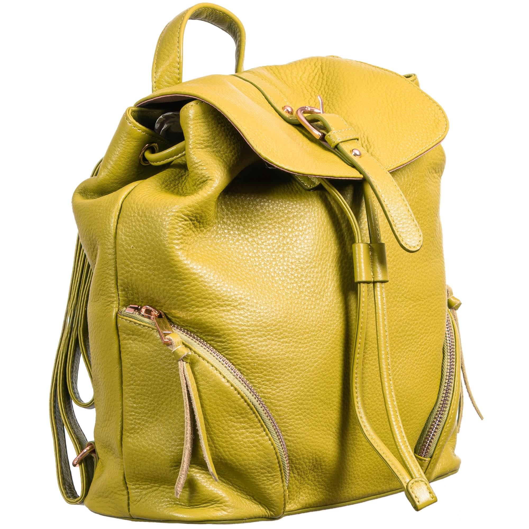 Sophia Full-Grain Leather Backpack