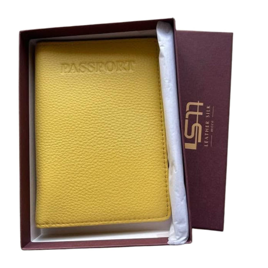 Full-Grain Leather Passport Cover