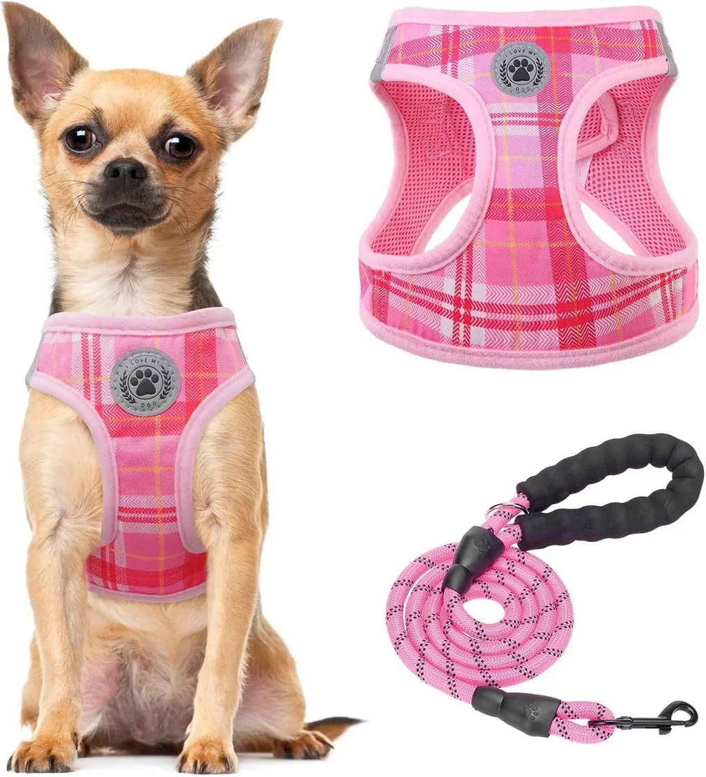 Step-In No-Pull Dog Harness & Leash Set