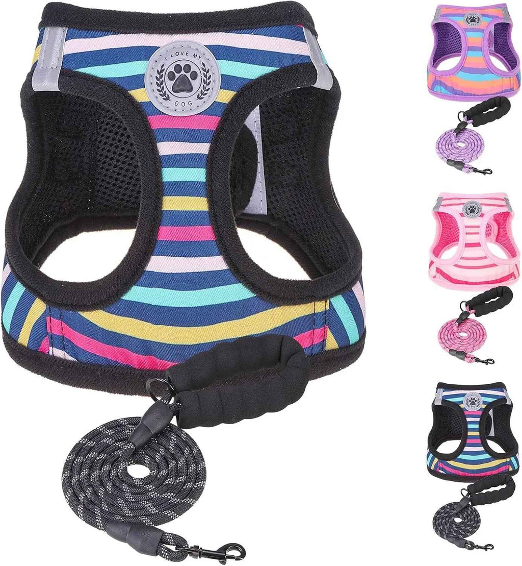 Step-In No-Pull Dog Harness & Leash Set