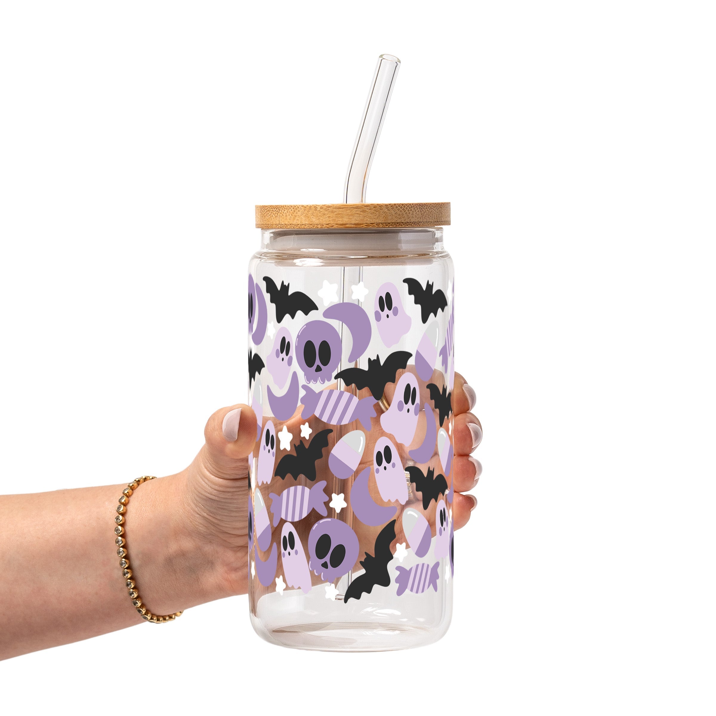 Sweet & Spooky Glass Cups