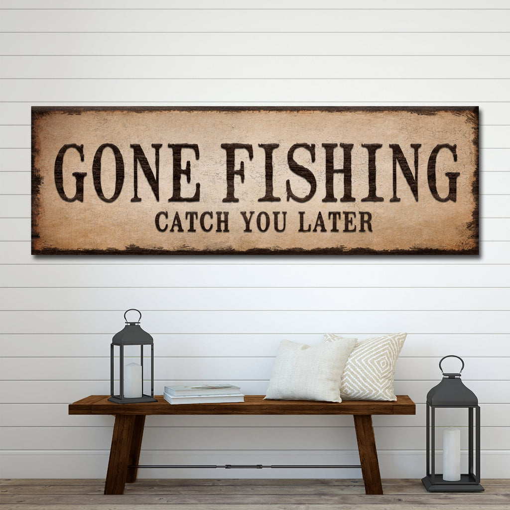 Gone Fishing Sign