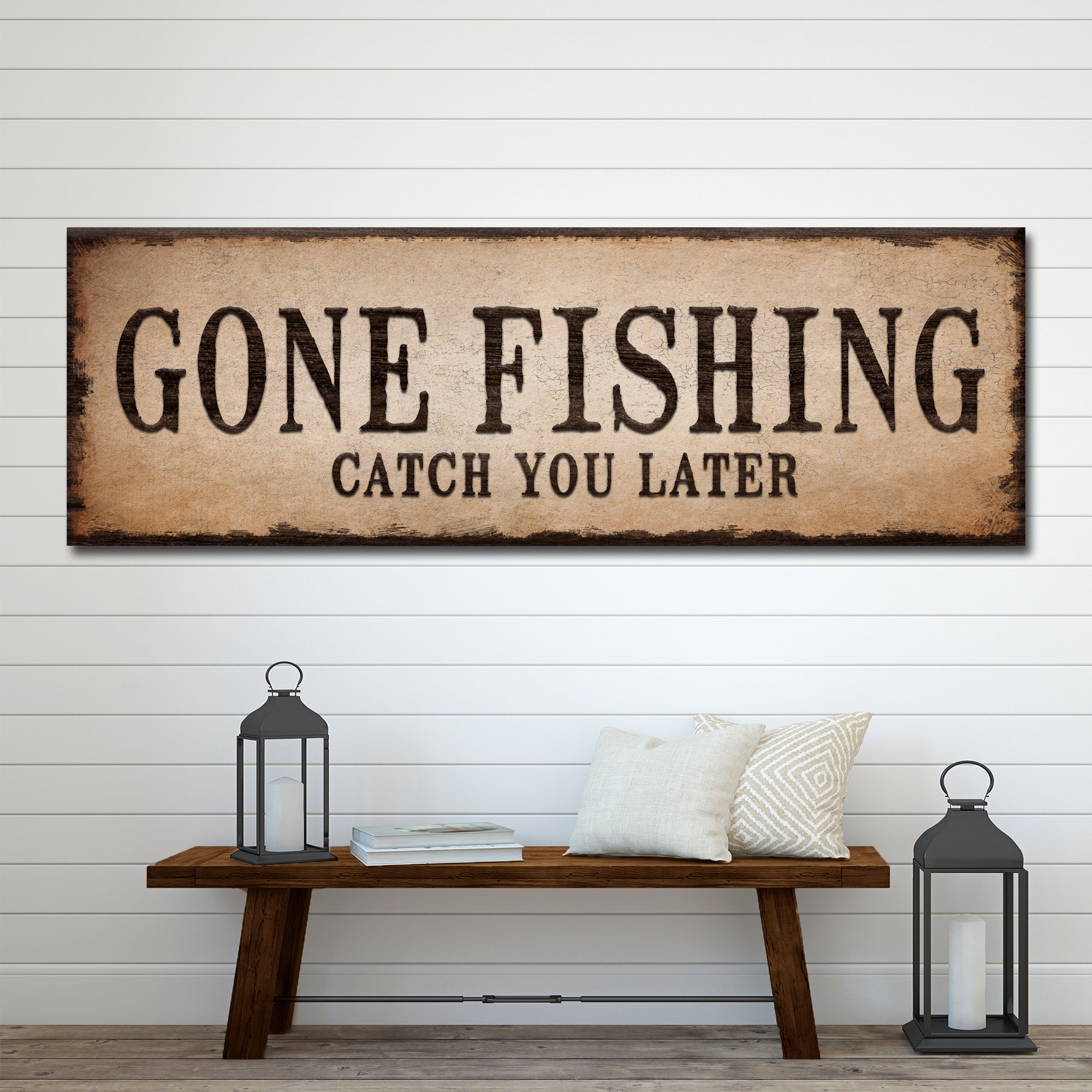 Gone Fishing Sign