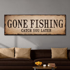 Gone Fishing Sign