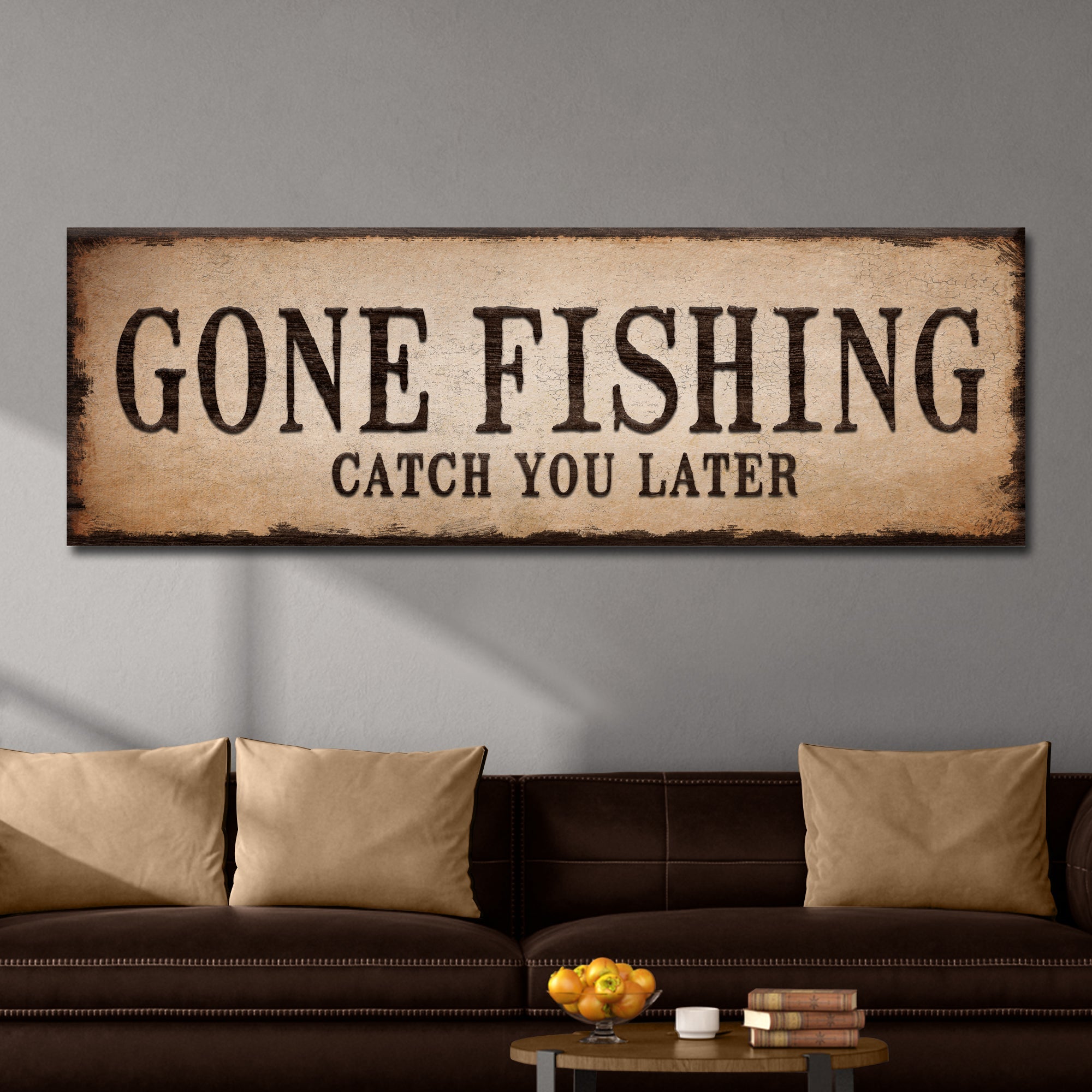 Gone Fishing Sign