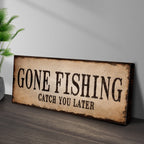 Gone Fishing Sign