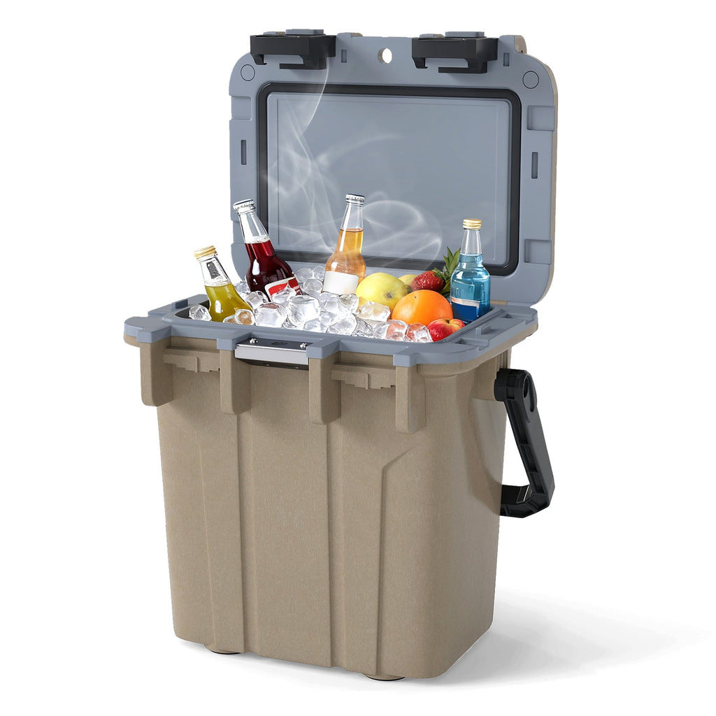 Ultra-Light Injection Molded Cooler 21 QT Hard Ice Chest
