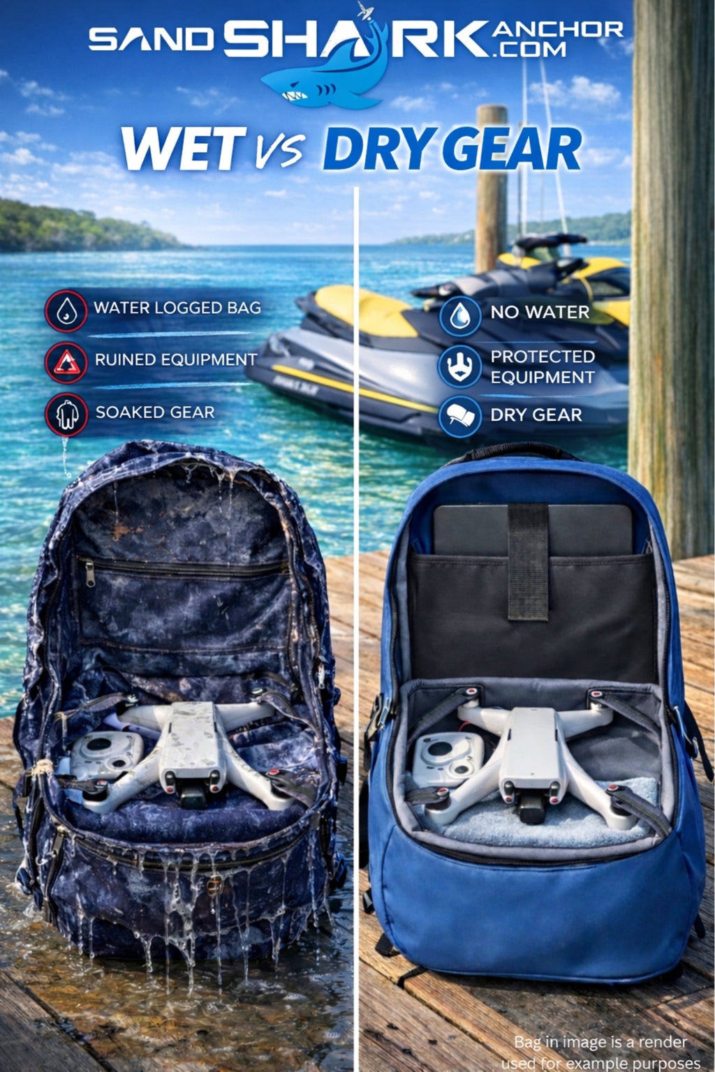 25L Waterproof Backpack – Submersible
