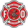 VOLUNTEER FIREFIGHTER WINDOW DECAL